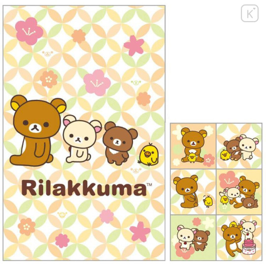 Japan San-X Mini Envelope Set - Rilakkuma : Rilakkuma Stay with Me - 4
