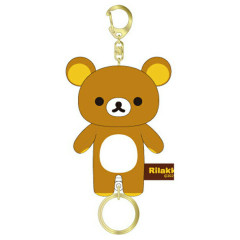 Japan San-X Mascot Holder Reel Keychain - Rilakkuma