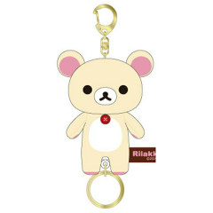 Japan San-X Mascot Holder Reel Keychain - Korilakkuma