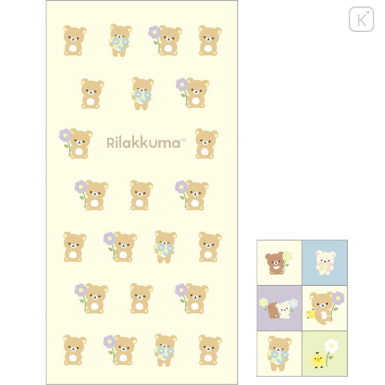 Japan San-X New Year Money Envelope Pochi Bag - Rilakkuma : Basic Rilakkuma Flower - 2