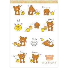 Japan San-X A6 Notepad - Kiiroitori & Rilakkuma : Rilakkuma Stay with Me