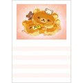 Japan San-X A6 Notepad - Kiiroitori & Rilakkuma : Rilakkuma Stay with Me - 2
