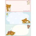 Japan San-X A6 Notepad - Kiiroitori & Rilakkuma : Rilakkuma Stay with Me - 4