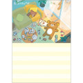 Japan San-X A6 Notepad - Rilakkuma : Rilakkuma Stay with Me - 2
