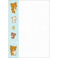 Japan San-X A6 Notepad - Rilakkuma : Rilakkuma Stay with Me - 3