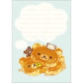 Japan San-X A6 Notepad - Rilakkuma : Rilakkuma Stay with Me - 5