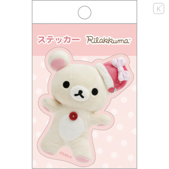 Japan San-X Smartphone Sticker - Korilakkuma : Photo Series Pink Hat - 1