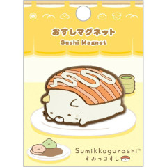 Japan San-X Rubber Magnet - Sumikko Gurashi : Anytime Sushi Neko