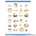 Japan San-X A4 Clear File Folder - Sumikko Gurashi : Anytime Sushi - 2