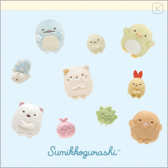 Japan San-X Square Memo Pad - Sumikko Gurashi : Photo Series Blue - 1