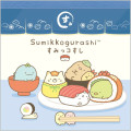 Japan San-X Square Memo Pad - Sumikko Gurashi : Anytime Sushi - 1