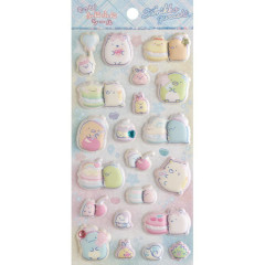 Japan San-X Marshmallow Stickers - Sumikko Gurashi : Squishy Rhinestones Ribbon
