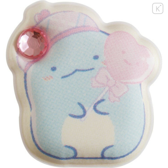 Japan San-X Marshmallow Stickers - Sumikko Gurashi : Squishy Rhinestones Ribbon - 2