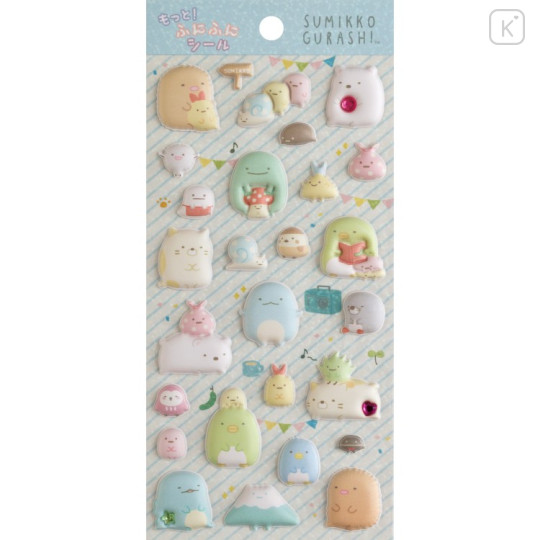Japan San-X Marshmallow Stickers - Sumikko Gurashi : Squishy Rhinestones Characters - 1