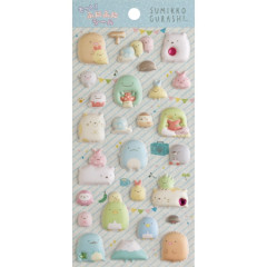 Japan San-X Marshmallow Stickers - Sumikko Gurashi : Squishy Rhinestones Characters