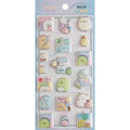 Japan San-X Marshmallow Stickers - Sumikko Gurashi : Squishy Rhinestones Blue - 1