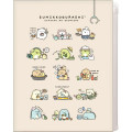 Japan San-X 6+1 Pockets A4 Clear File Holder - Sumikko Gurashi : Anytime Sushi - 1