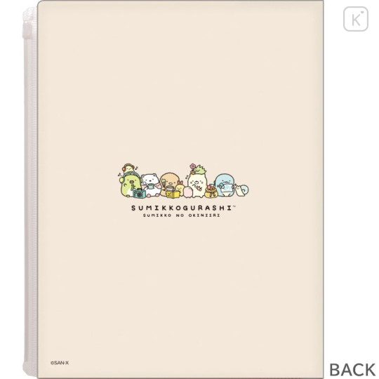 Japan San-X 6+1 Pockets A4 Clear File Holder - Sumikko Gurashi : Anytime Sushi - 2