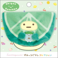 Japan San-X Dress-up Cloth - Sumikko Gurashi : Fruit Parlor Lime Hooded Cape