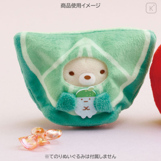 Japan San-X Dress-up Cloth - Sumikko Gurashi : Fruit Parlor Lime Hooded Cape - 2