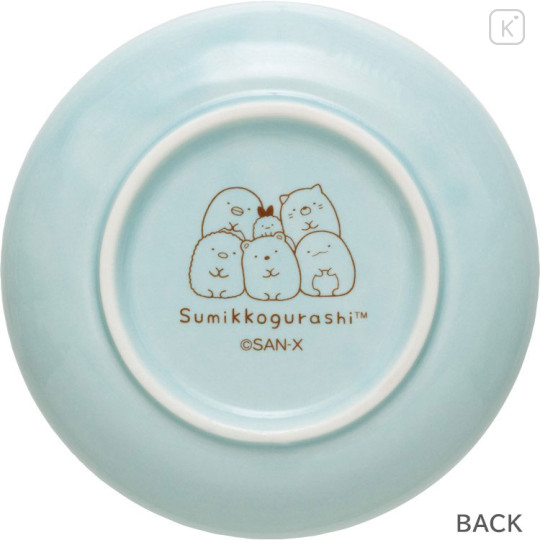 Japan San-X Soy Sauce Plate - Sumikko Gurashi : Anytime Sushi Embossed - 2