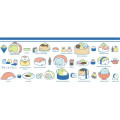 Japan San-X Japanese Tea Cup - Sumikko Gurashi : Anytime Sushi Blue - 3