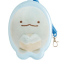 Japan San-X Pass Case Card Holder with Coil - Sumikko Gurashi : Tokage Photo Series - 2