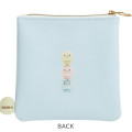 Japan San-X Clear Flat Pouch - Sumikko Gurashi : Photo Series - 2