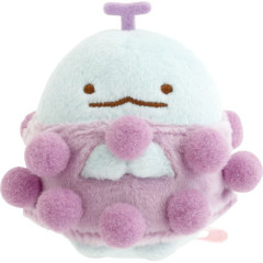 Japan San-X Tenori Plush (SS) - Sumikko Gurashi : Fruit Parlor Grape Tokage