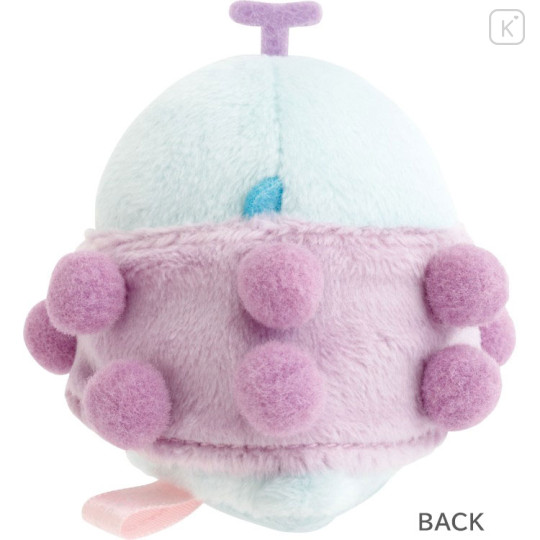 Japan San-X Tenori Plush (SS) - Sumikko Gurashi : Fruit Parlor Grape Tokage - 2