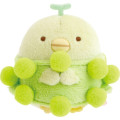Japan San-X Tenori Plush (SS) - Sumikko Gurashi : Fruit Parlor Melon Penguin? - 1