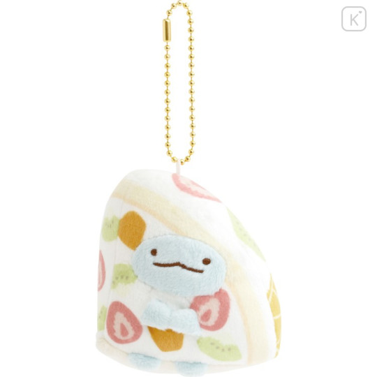 Japan San-X Hanging Plush - Sumikko Gurashi : Fruit Parlor Zuccotto Cake Tokage - 1