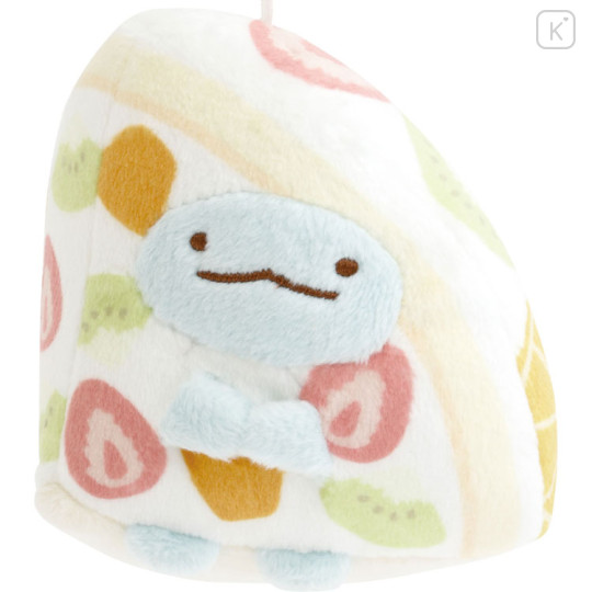 Japan San-X Hanging Plush - Sumikko Gurashi : Fruit Parlor Zuccotto Cake Tokage - 2