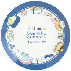 Japan San-X Ceramic Plate - Sumikko Gurashi : Anytime Sushi Blue