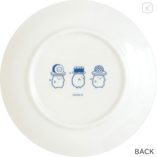 Japan San-X Ceramic Plate - Sumikko Gurashi : Anytime Sushi Blue - 2