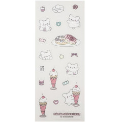 Japan Sanrio Clear Sticker - Hanamaruobake : Pink