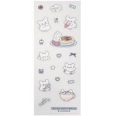 Japan Sanrio Clear Sticker - Hanamaruobake : Blue