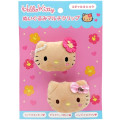Japan Sanrio Plush Multi Clip Set - Hello Kitty : Kogal & Leopard - 1