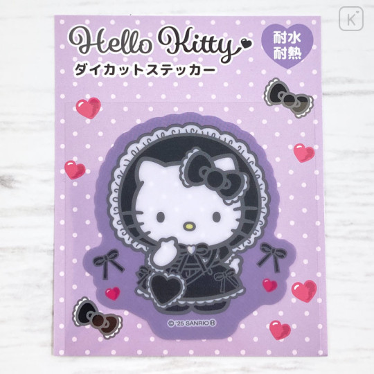 Japan Sanrio Vinyl Sticker - Hello Kitty : Lolita Black - 1