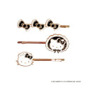 Japan Sanrio Hairpin Set - Hello Kitty : Lolita & Maid Black - 1