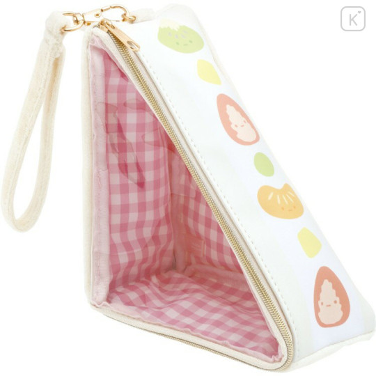 Japan San-X Sumicolle Pouch - Sumikko Gurashi : Fruit Parlor Fruit Sandwich Style - 1
