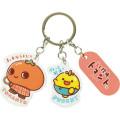 Japan San-X Acrylic Keychain 3 Charm - Uso Tantei Tomanto : Debut Detective Tomanto & Pucchy - 2