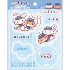 Japan San-X 3-Sided Acrylic Stand - Uso Tantei Tomanto : Debut Shimeji Mushroom
