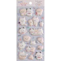 Japan San-X Marshmallow Stickers - Ishiyowachan : Introducing Kouhai-chan Squishy Rhinestones Characters