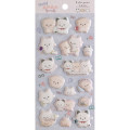 Japan San-X Marshmallow Stickers - Ishiyowachan : Introducing Kouhai-chan Squishy Rhinestones Characters - 1
