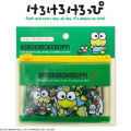 Japan Sanrio Flake Sticker with Slider Case - Keroppi : My Time - 1