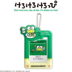 Japan Sanrio Trading Card Holder - Keroppi : My Time