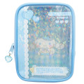 Japan Sanrio Clear Window Pouch - Cinnamoroll : Glitter Card Style - 1