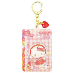 Japan Sanrio Shaka Shaka Acrylic Keychain - Hello Kitty : Glitter Card Style