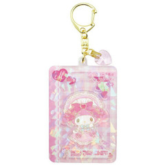 Japan Sanrio Shaka Shaka Acrylic Keychain - My Melody : Glitter Card Style